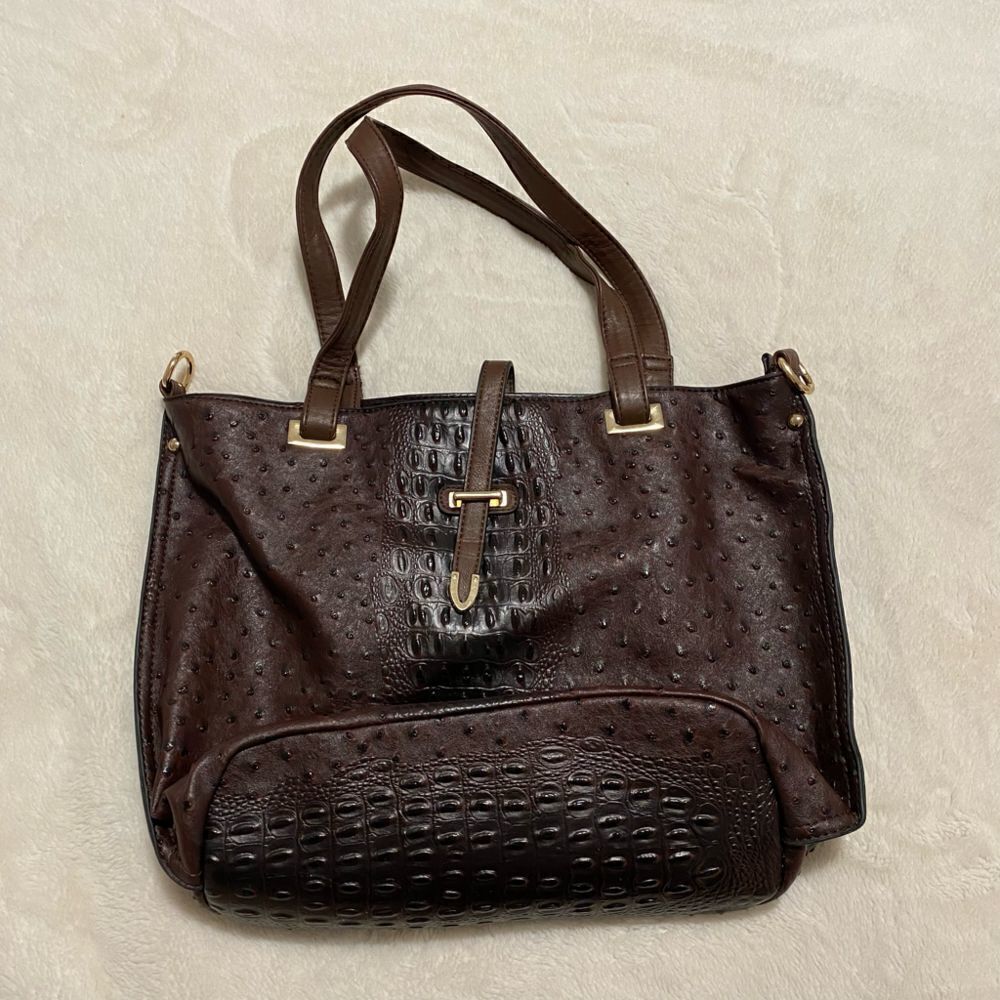 Brown Leather Handbag 